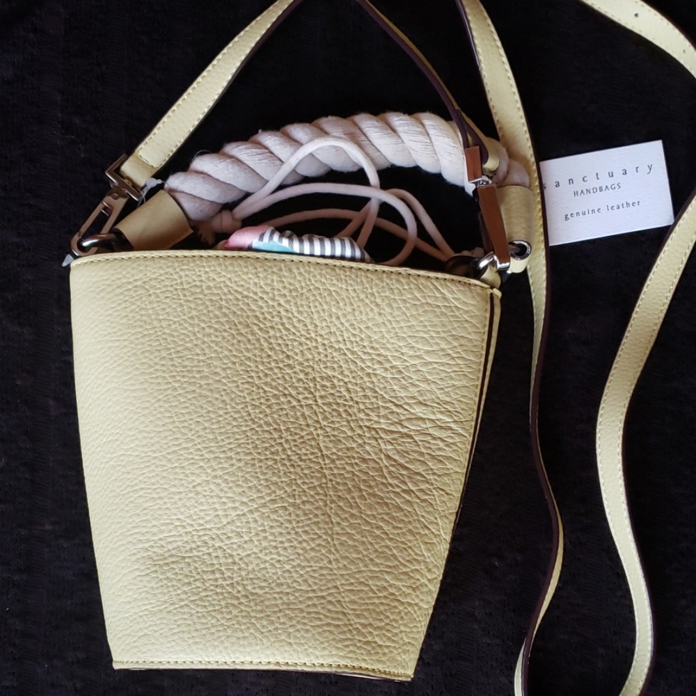 Sanctuary Genuine leather Pineapple Color handbag